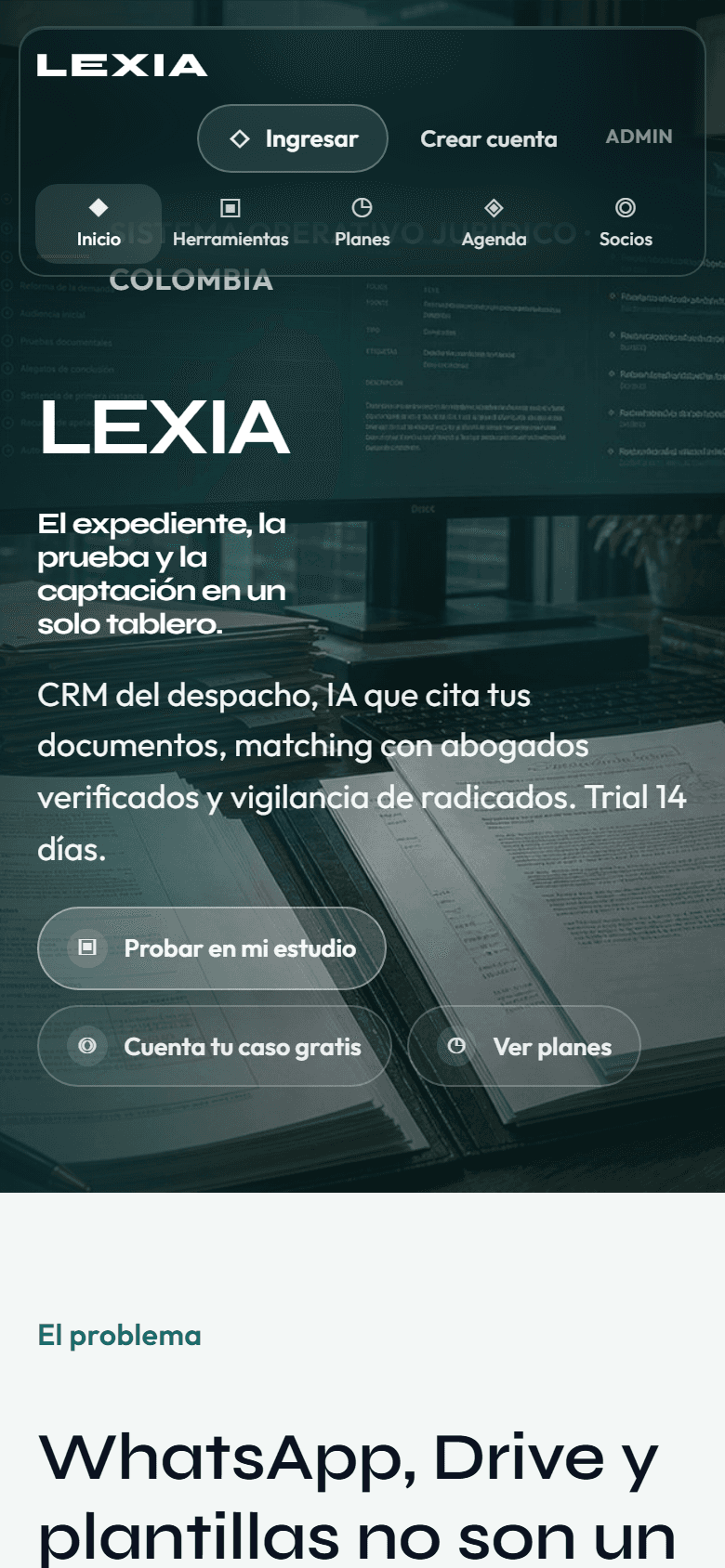 LEXIA — OS en mobile